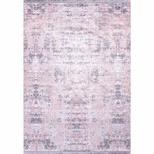 İmaj 1812 Pembe Makinede Yıkanabilir İnce Makine Halısı