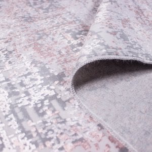 İmaj 1812 Pembe Makinede Yıkanabilir İnce Makine Halısı