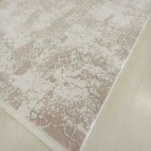 Asude Koleksiyonu 9331 Krem Bej Makine Halısı