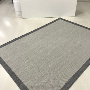 Jüt Sisal Gri Makine Halısı 9313