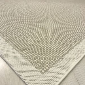 Jüt Sisal Beyaz Krem Makine Halısı 9427