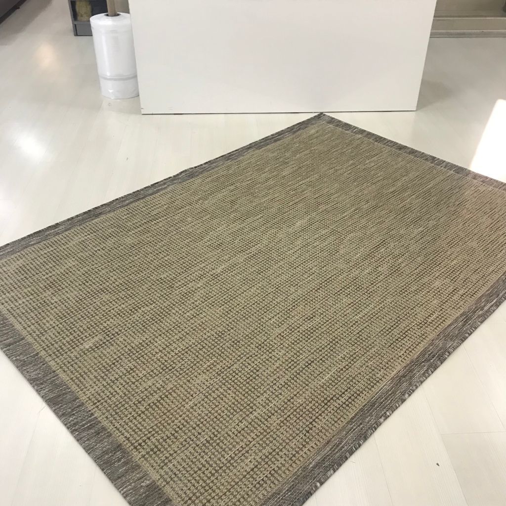 Jüt Sisal Bej Kahve Makine Halısı 9509