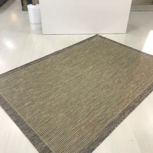 Jüt Sisal Bej Kahve Makine Halısı 9509