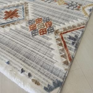 Bukle Koleksiyonu Renkli Kesme Halı 0096m