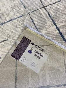 Perla Koleksiyonu 0001M Gri-Mavi Halı