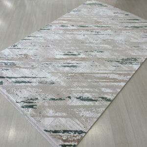 Perla Koleksiyonu 0003Y Gri-Yeşil Halı