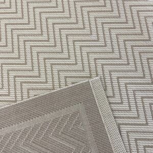 Jüt Sisal Bej Beyaz Makine Halısı 9717