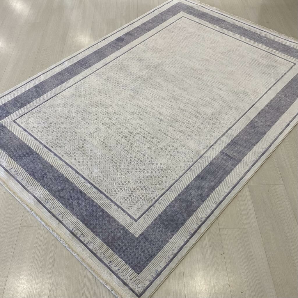 Zirve Koleksiyonu 1316 Krem Gri Makine Halısı