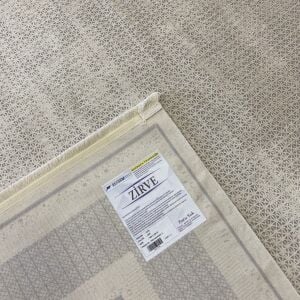 Zirve Koleksiyonu 1316 Krem Gri Makine Halısı