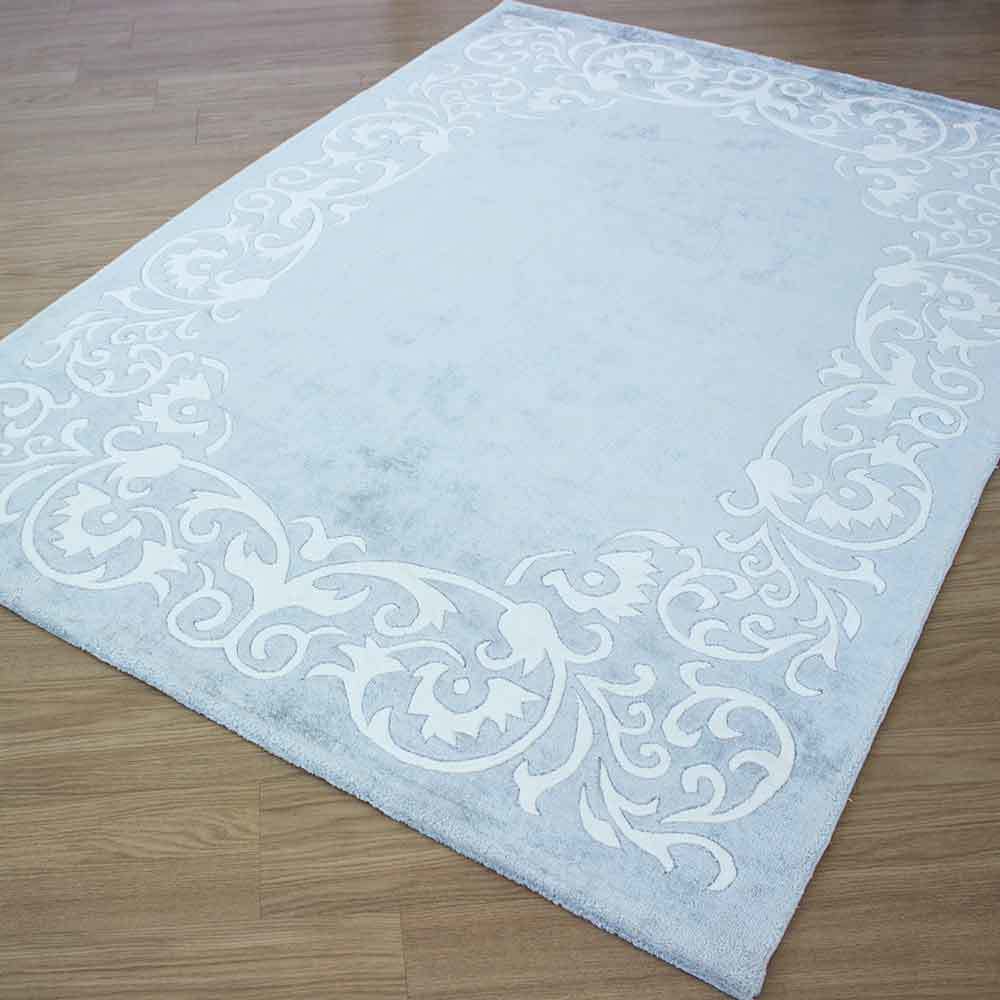 Saten Koleksiyonu B002 Gri Halı 120 X 180