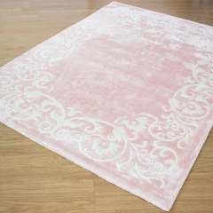 Saten Koleksiyonu B003 Pembe Halı 160 X 230