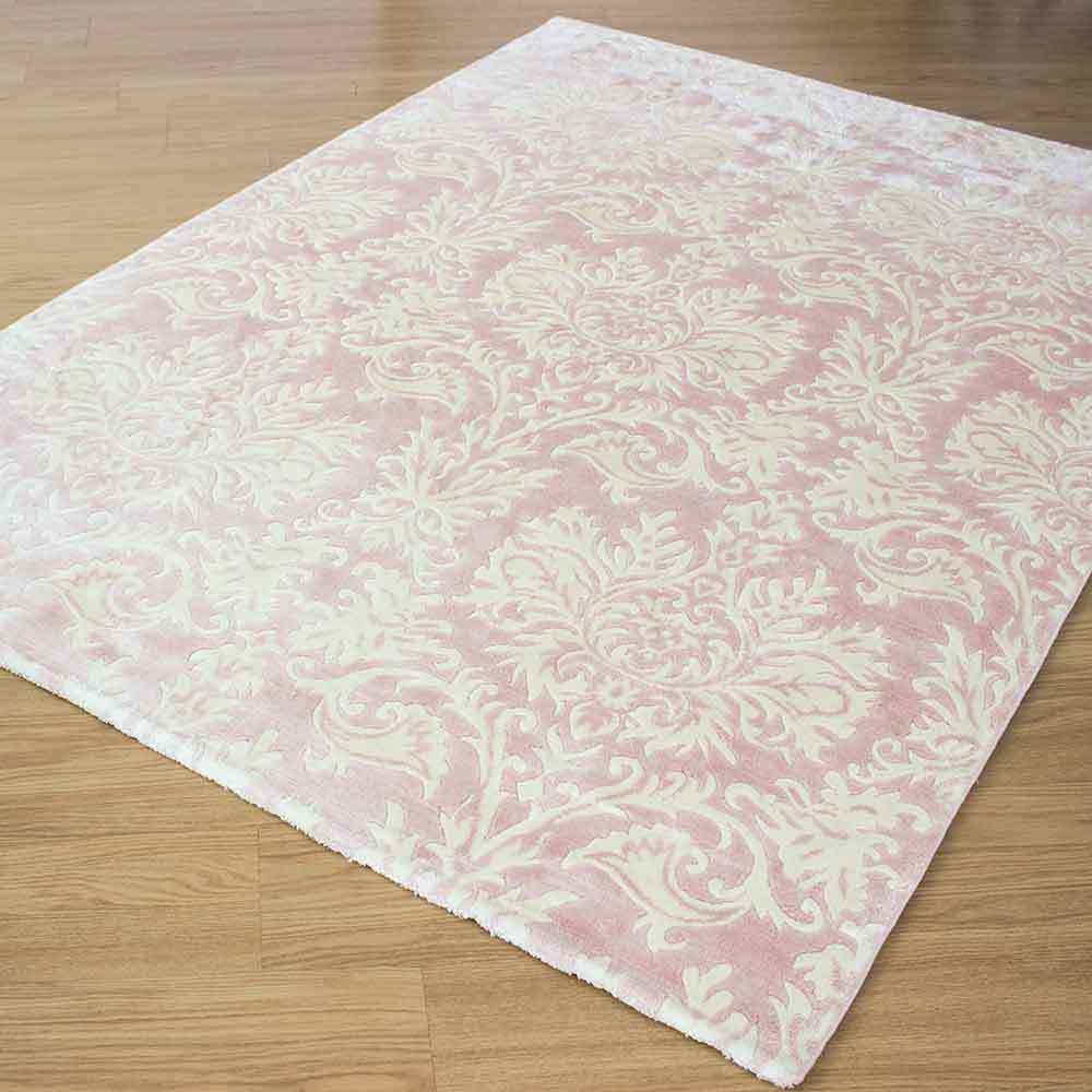 Saten Koleksiyonu D002 Pembe Halı 120 X 180