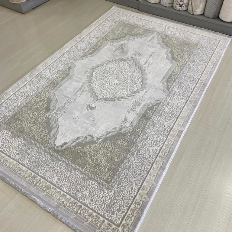 İnci Koleksiyonu 728 Gri Makine Halısı