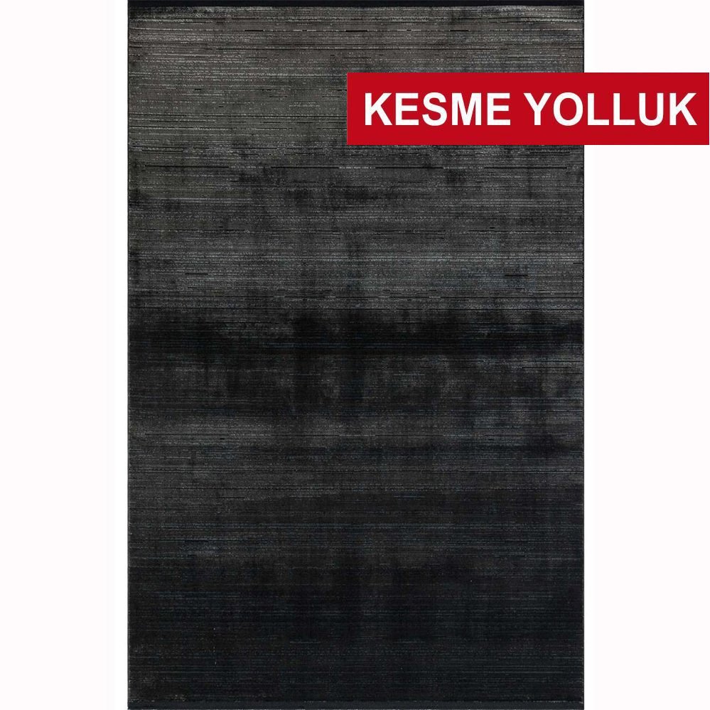 Avangard Kişiye Özel Kesme Yolluk 1102 Gri-Siyah Halı
