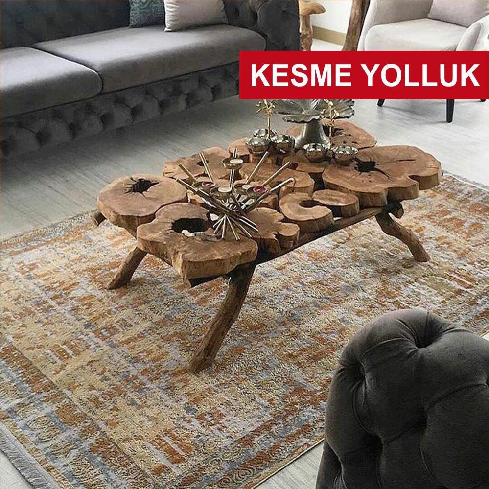 İmaj Kesme Yolluk 1805 Gri/Terra Makinede Yıkanabilir İnce Makine Halısı