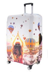 (My#72 Kapadokya 2) VALİZ İÇİN KILIF