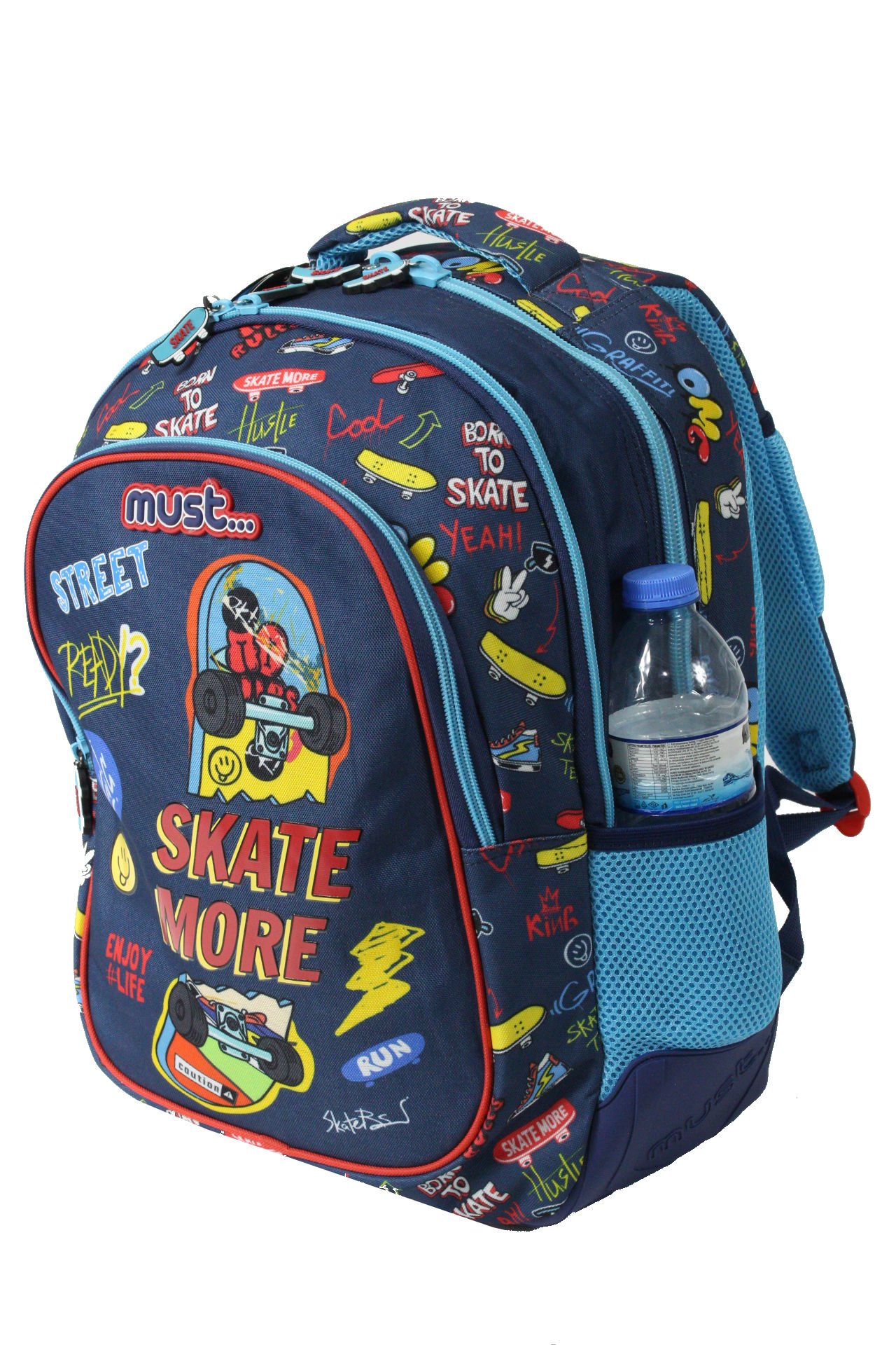 MUST 585017 Skate More İlkokul Sırt Çantası-Lacivert