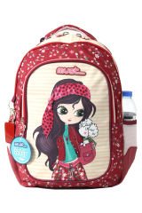 MUST 584982 Flower Girl Luna İlkokul Sırt Çantası-Bordo