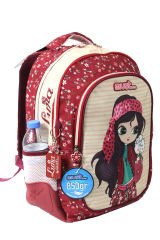 MUST 584982 Flower Girl Luna İlkokul Sırt Çantası-Bordo