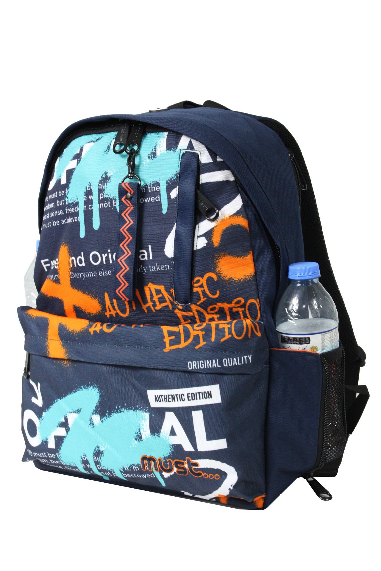 MUST 585060 Grafitti İlkokul Sırt Çantası-Lacivert