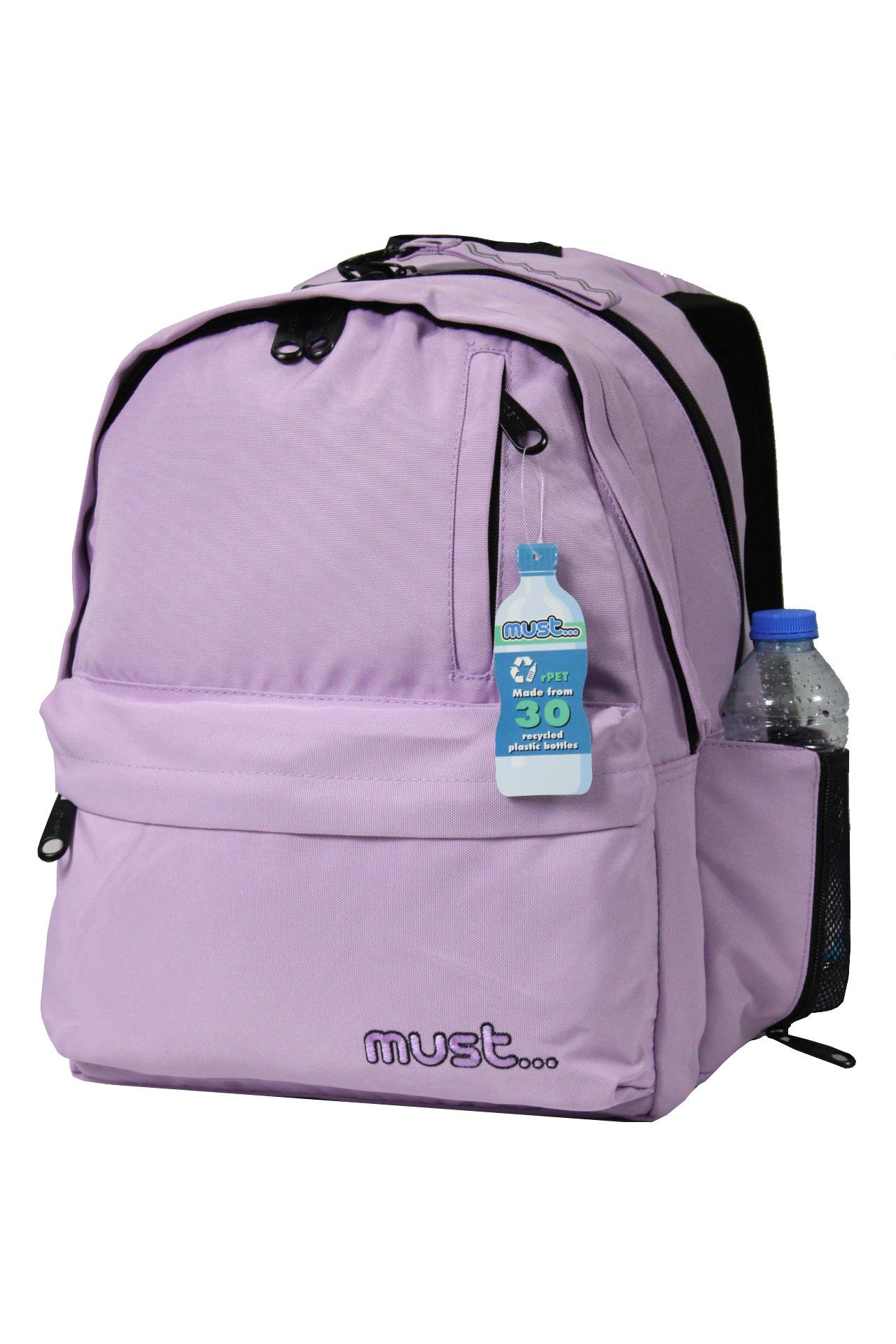 MUST 584181 Light Purple Çift Cepli İlkokul Sırt Çantası-Lila