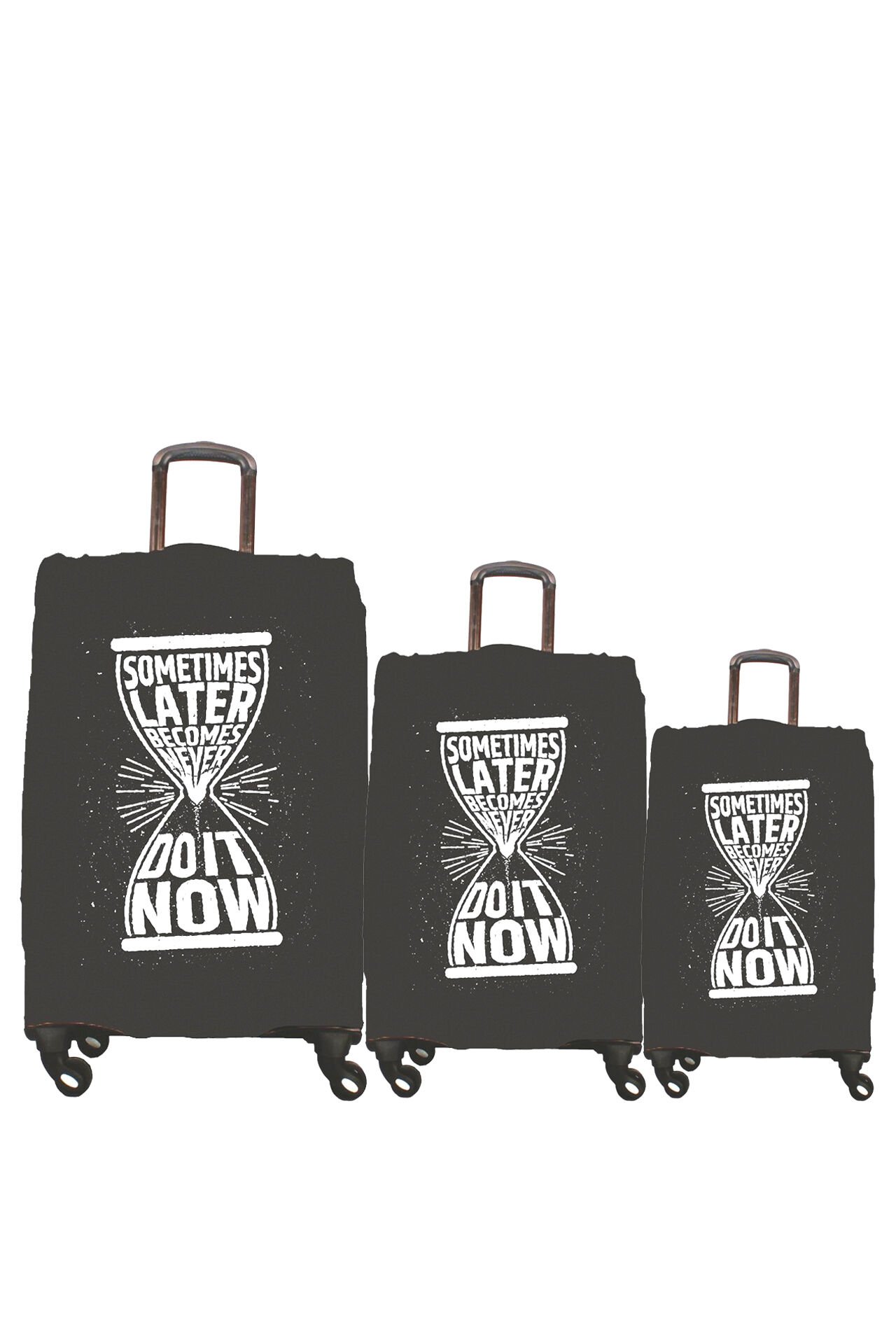 (My#29 Kum Saati) VALİZLER İÇİN KILIF SETİ (KABİN ORTA VE BÜYÜK)