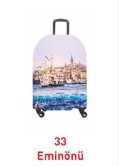 (My#33 Eminönü) VALİZLER İÇİN KILIF SETİ (KABİN ORTA VE BÜYÜK)