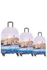 (My#33 Eminönü) VALİZLER İÇİN KILIF SETİ (KABİN ORTA VE BÜYÜK)