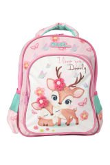 MUST 584995 Dişi Geyik Anaokulu Sırt Çantası-Pembe-Beyaz