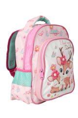 MUST 584995 Dişi Geyik Anaokulu Sırt Çantası-Pembe-Beyaz