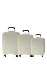 (My Bej) VALİZLER İÇİN KILIF SETİ (KABİN ORTA VE BÜYÜK)