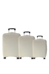 (My Bej) VALİZLER İÇİN KILIF SETİ (KABİN ORTA VE BÜYÜK)