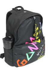 MUST 585059 Gamer Çift Cepli İlkokul Sırt Çantası-Siyah