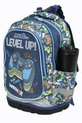 MUST 585192 Level Up Çift Cepli İlkokul Sırt Çantası-Siyah