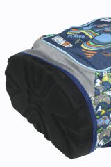 MUST 585192 Level Up Çift Cepli İlkokul Sırt Çantası-Siyah