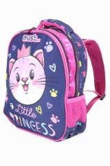 MUST 585020  Prenses Kedi Anaokulu Sırt Çantası-Lacivert