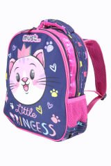 MUST 585020  Prenses Kedi Anaokulu Sırt Çantası-Lacivert