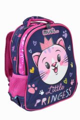 MUST 585020  Prenses Kedi Anaokulu Sırt Çantası-Lacivert