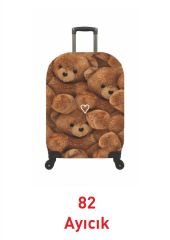 (My#82 Ayıcık) VALİZ İÇİN KILIF