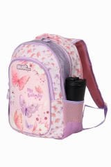MUST 584980 Butterfly Çift Cepli İlkokul Sırt Çantası-Pembe