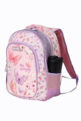 MUST 584980 Butterfly Çift Cepli İlkokul Sırt Çantası-Pembe