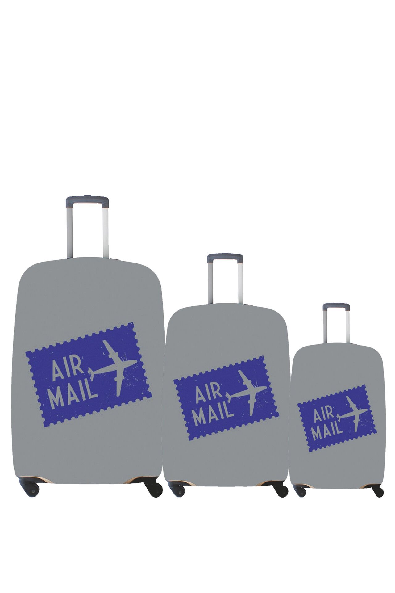 My Saraciye Valiz Kılıfı, Bavul Kılıfı Büyük, Orta, Kabin Boy Kılıf Seti, My Air Mail 24