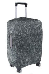 (My#01 Çiçek Desen) VALİZ İÇİN KILIF