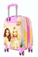 Coral High 16790 Donutlu Kız Desen - ABS  Çocuk Valizi