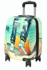 Coral High 16742 Kaykay Desen - ABS  Çocuk Valizi