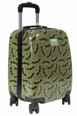 Coral High 16740 Yarasa Desen - ABS  Çocuk Valizi