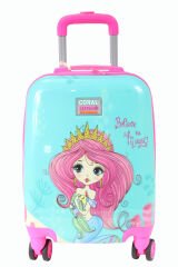 Coral High 16716 Deniz Kızı Desen - ABS  Çocuk Valizi