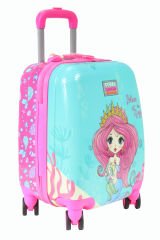 Coral High 16716 Deniz Kızı Desen - ABS  Çocuk Valizi