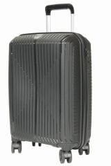 GRND 10728 PP CARMILLA- Büyük + Orta + Kabin Boy Valiz / Bavul Seti - Siyah