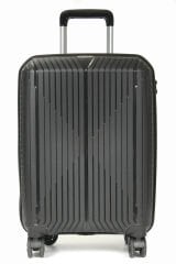 GRND 10728 PP CARMILLA- Büyük + Orta + Kabin Boy Valiz / Bavul Seti - Siyah